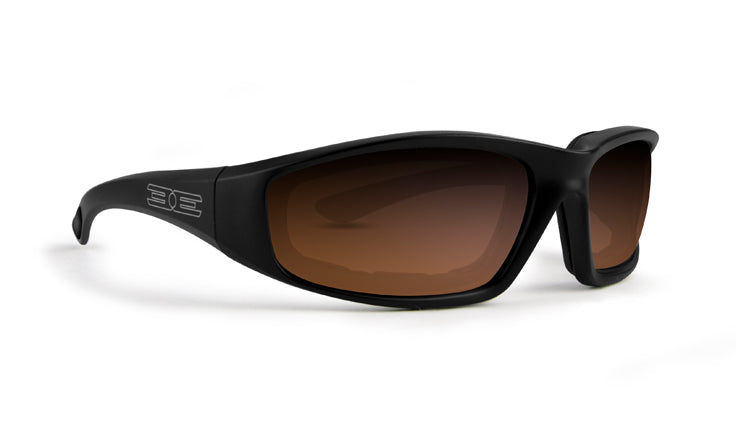 Epoch Eyewear Foam Safety Glasses with Photochromic Amber to Smoke Lens