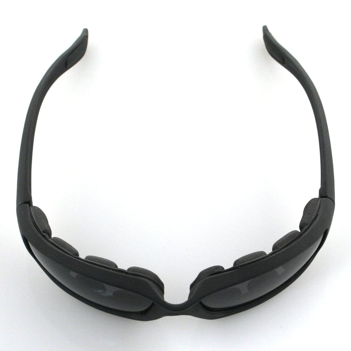 Bobster Foamerz 2 Safety Sunglasses Black Frame with Smoke Anti-Fog Lens Top View