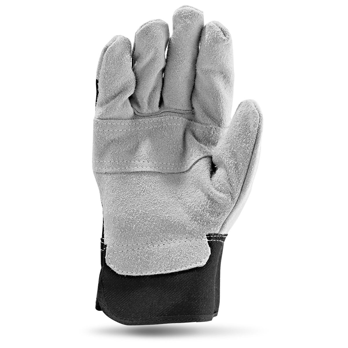 Lift Safety Split-Leather Gloves - 12 Pack