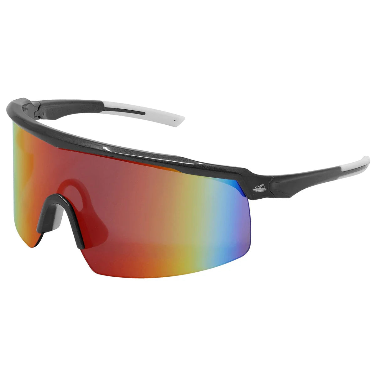 Bullhead Whipray Safety Glasses-BH32910AF-Gray Frame - Red Mirror Anti-Fog Lens-Safety Glasses USA-14