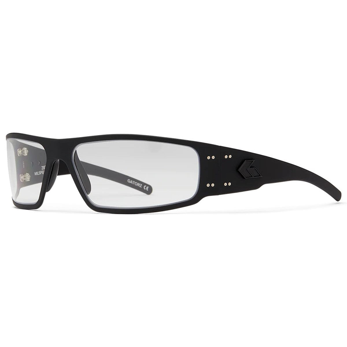 Gatorz Magnum Ballistic Safety Glasses-Black Frame - Clear Anti-Fog Lens-GZ-01-003-Safety Glasses USA-1
