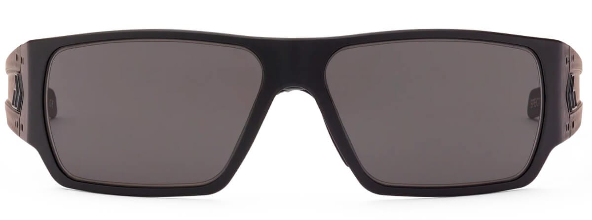Gatorz Specter Ballistic Safety Glasses with Black Cerakote Frame and Smoke Anti-Fog Lens