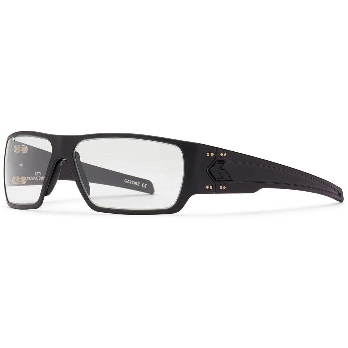 Gatorz Specter Ballistic Safety Glasses-Black Frame - Clear Anti-Fog Lens-GZ-08-402-Safety Glasses USA-1