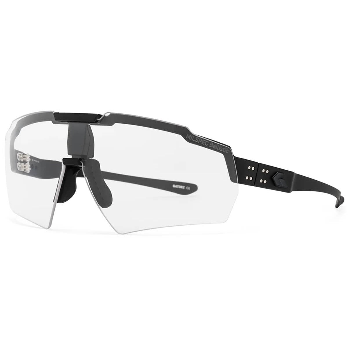Gatorz Blastshield Ballistic Safety Glasses with Black Cerakote Frame and Clear Anti-Fog Lens