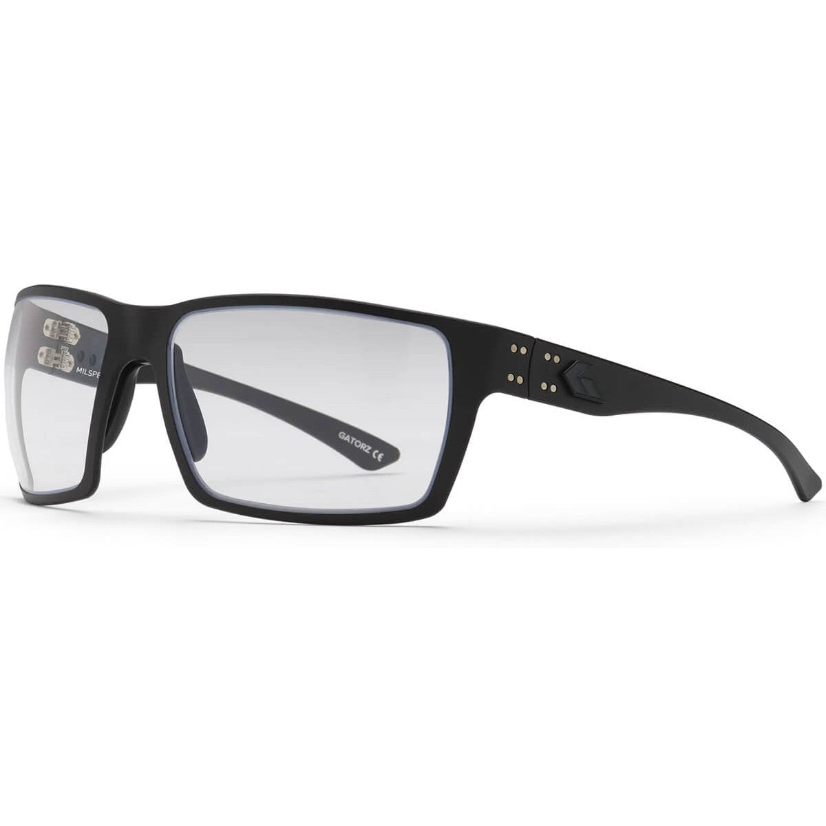 Gatorz Marauder Ballistic Safety Glasses-Black Frame - Clear Anti-Fog Lens-GZ-12-402-Safety Glasses USA-1