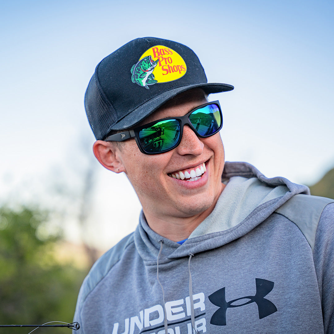 Detour Breach Z87+ Safety Glasses with Matte Black Frame and Polarized Green Machine Lens-BREACH-511-Safety Glasses USA-3