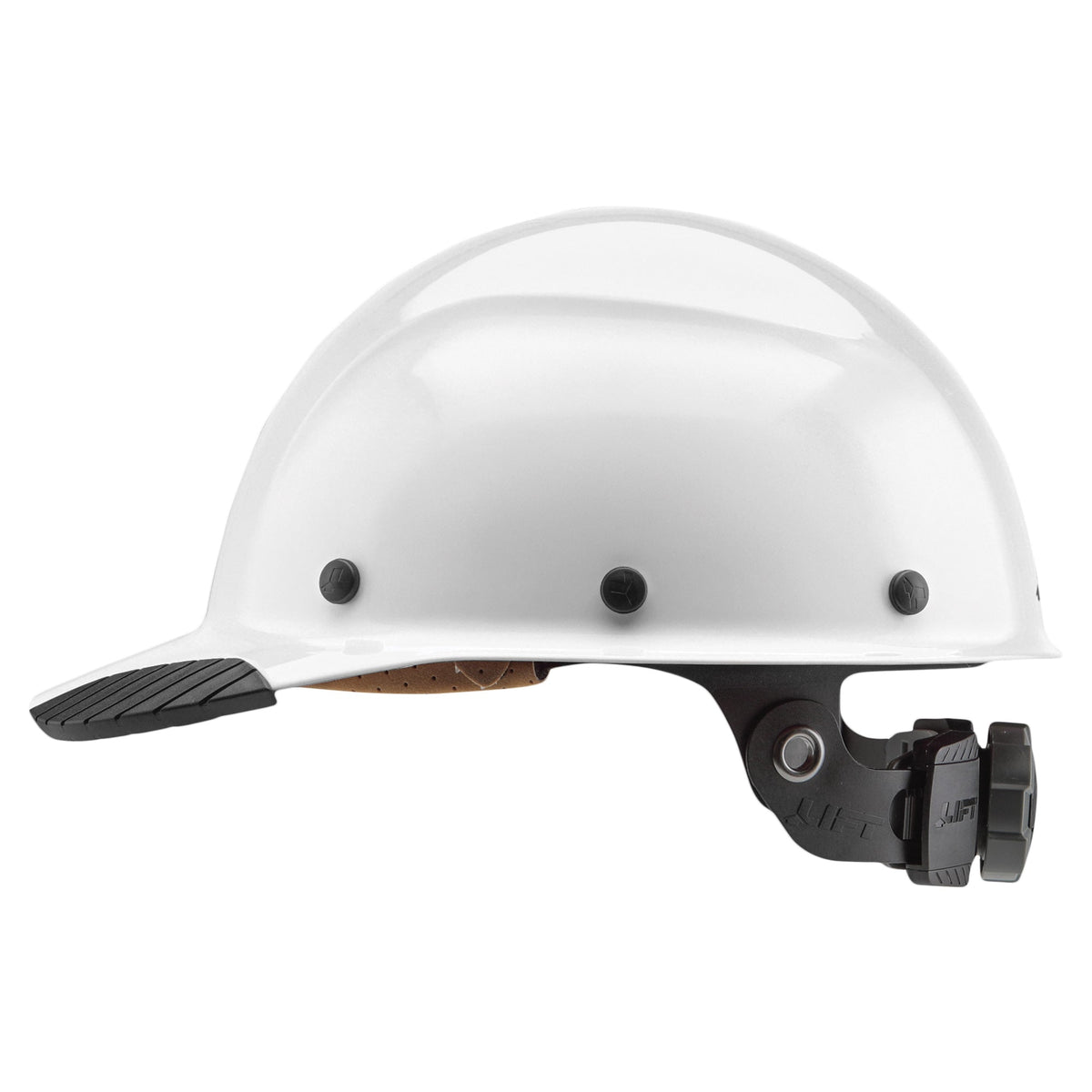 Lift Safety DAX Carbon Fiber White Cap Style Hardhat