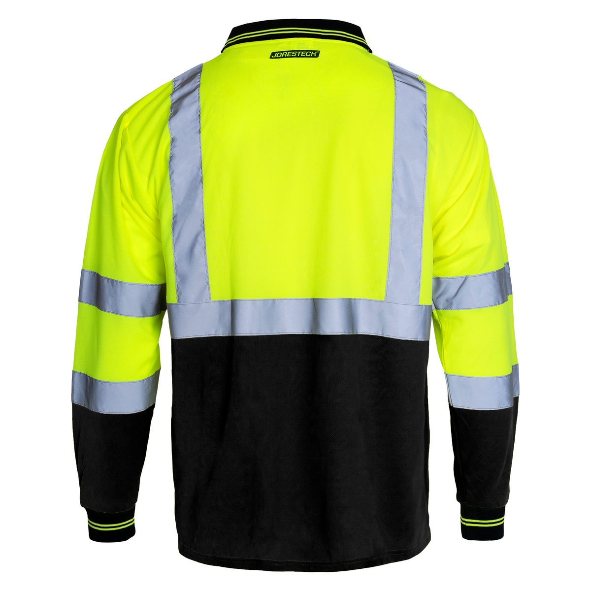 Jorestech High-Vis Reflective Safety Long Sleeve Polo Shirt