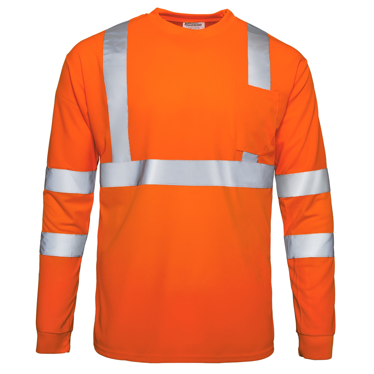 Jorestech Hi-Vis Long Sleeve Class 3 Reflective Safety Shirt