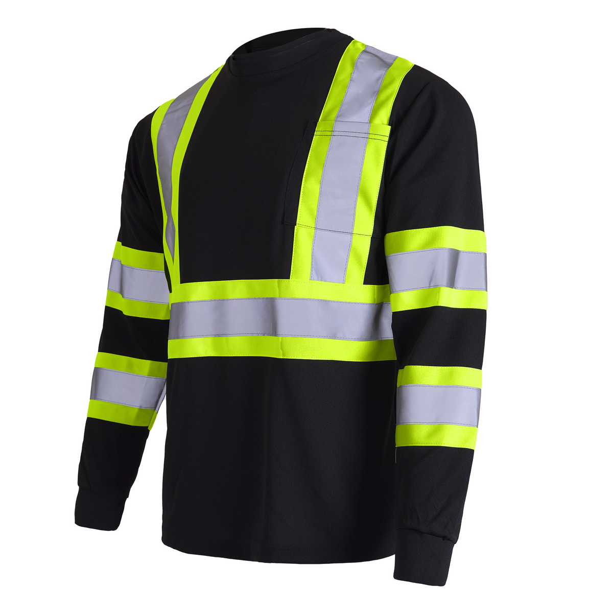 Jorestech Hi-Vis Reflective Two-Tone Long Sleeve Safety Shirt