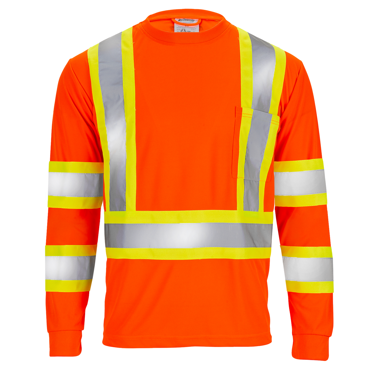 Jorestech Hi-Vis Reflective Two-Tone Long Sleeve Safety Shirt