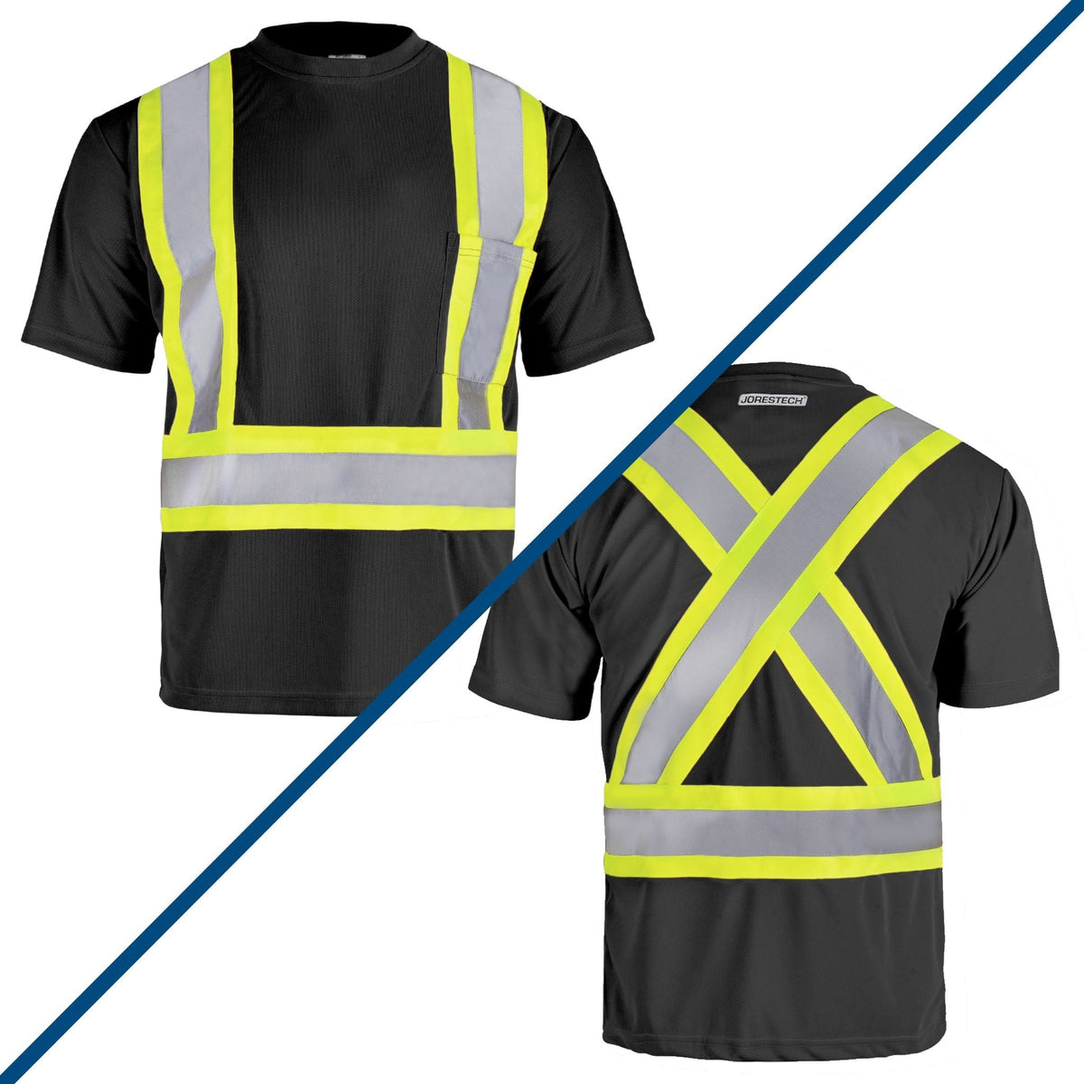 Jorestech Hi-Vis X-Back Reflective Two-Tone Safety Pocket Shirt
