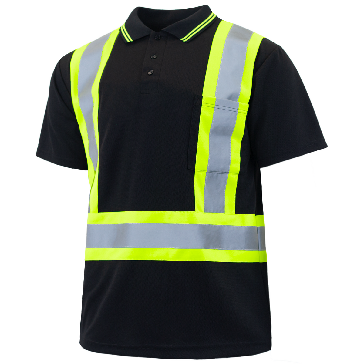 Jorestech Hi-Vis Reflective Two-Tone Safety Polo Shirt