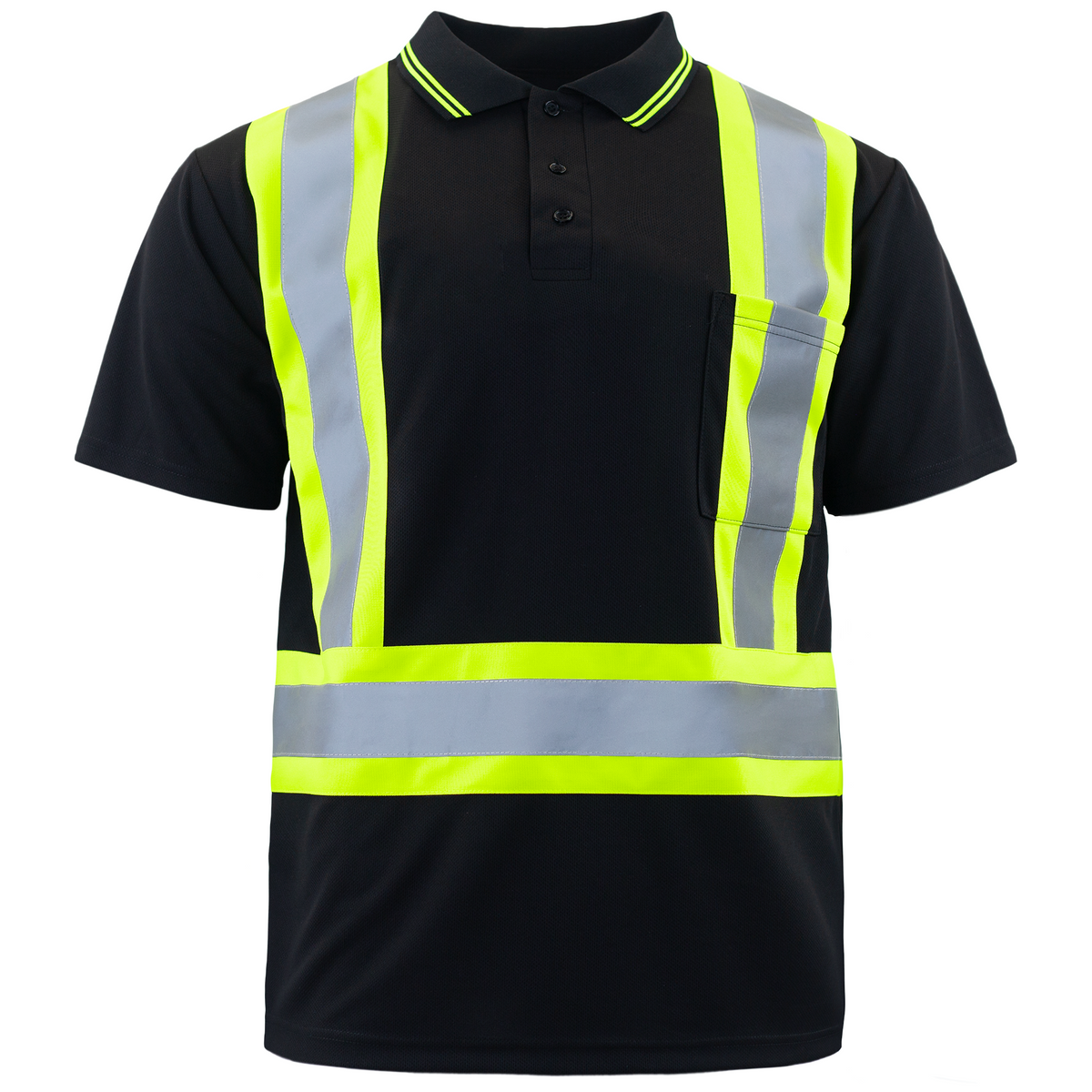 Jorestech Hi-Vis Reflective Two-Tone Safety Polo Shirt