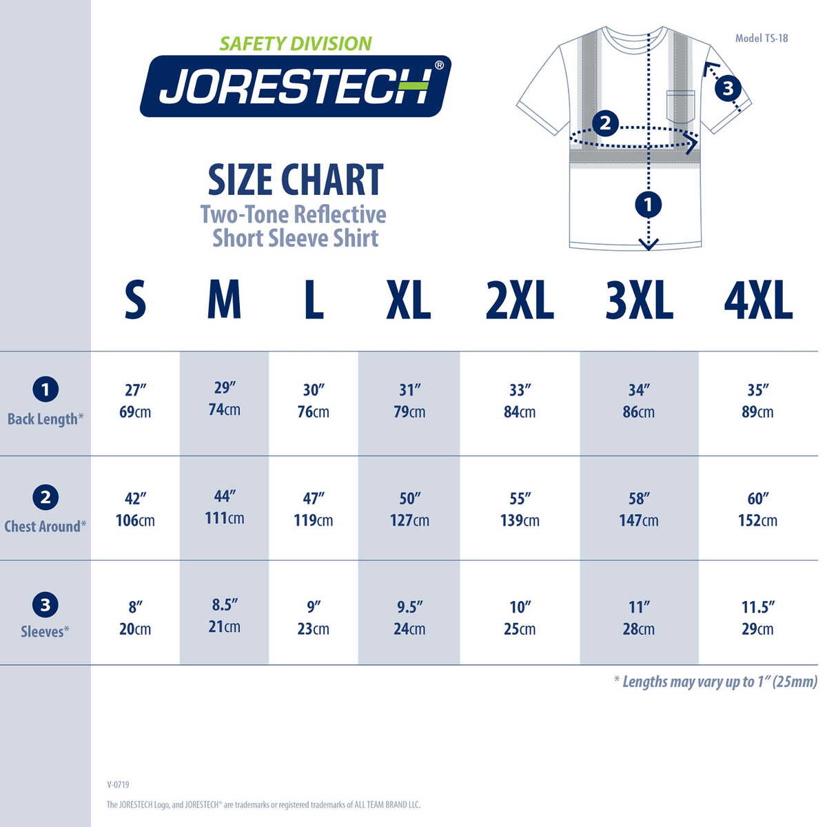 Jorestech Hi-Vis Reflective Two-Tone Safety Shirt