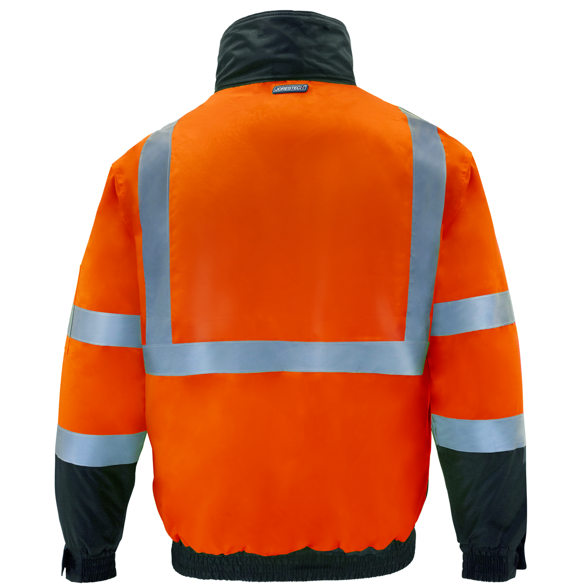 Jorestech Hi-Vis Safety Bomber Jacket with Reflective Stripes