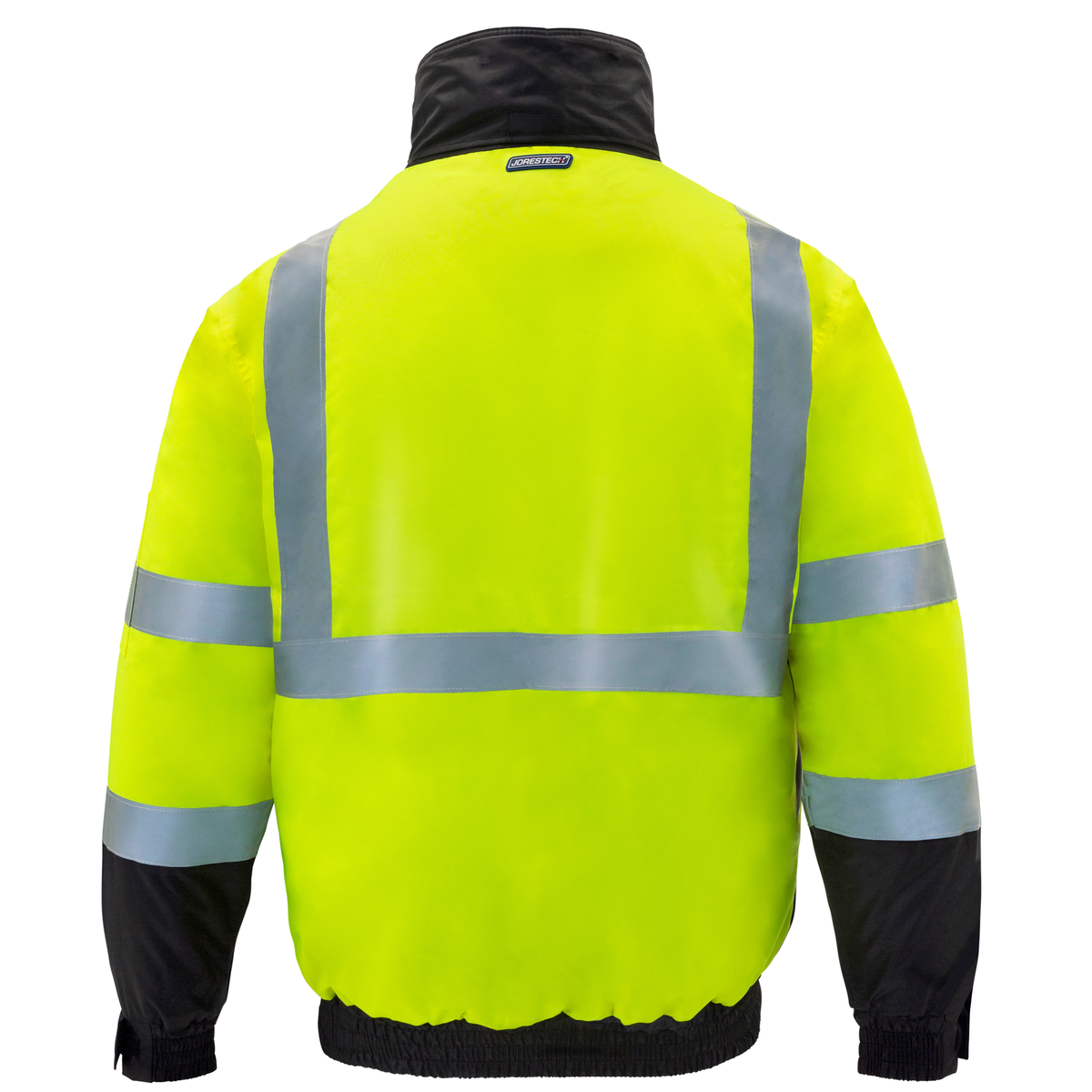 Jorestech Hi-Vis Safety Bomber Jacket with Reflective Stripes