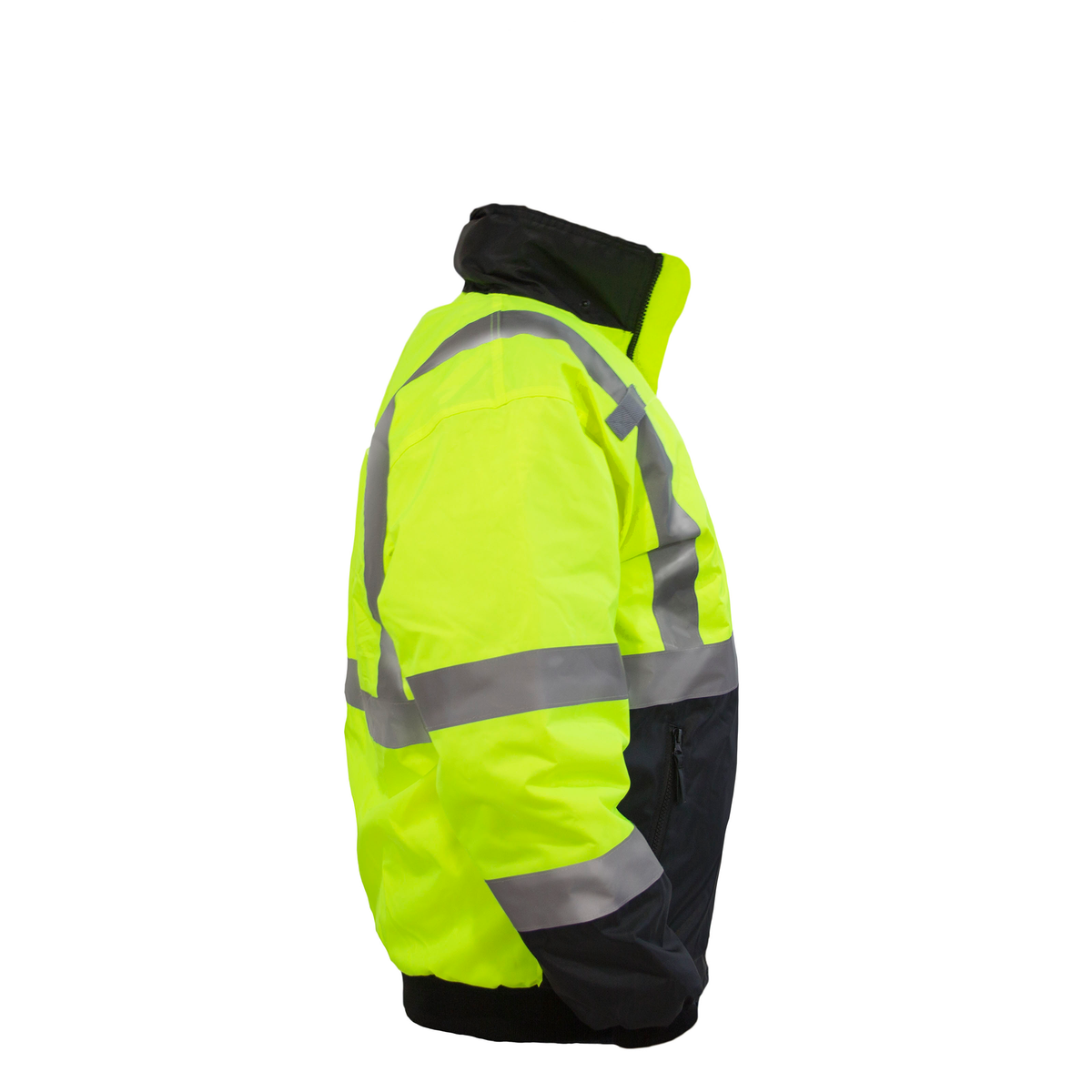 Jorestech Hi-Vis Safety Bomber Jacket with Reflective Stripes