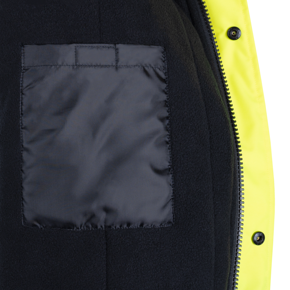 Jorestech Hi-Vis Safety Jacket with Heat-Transfer Reflective Tapes and Removable Hood