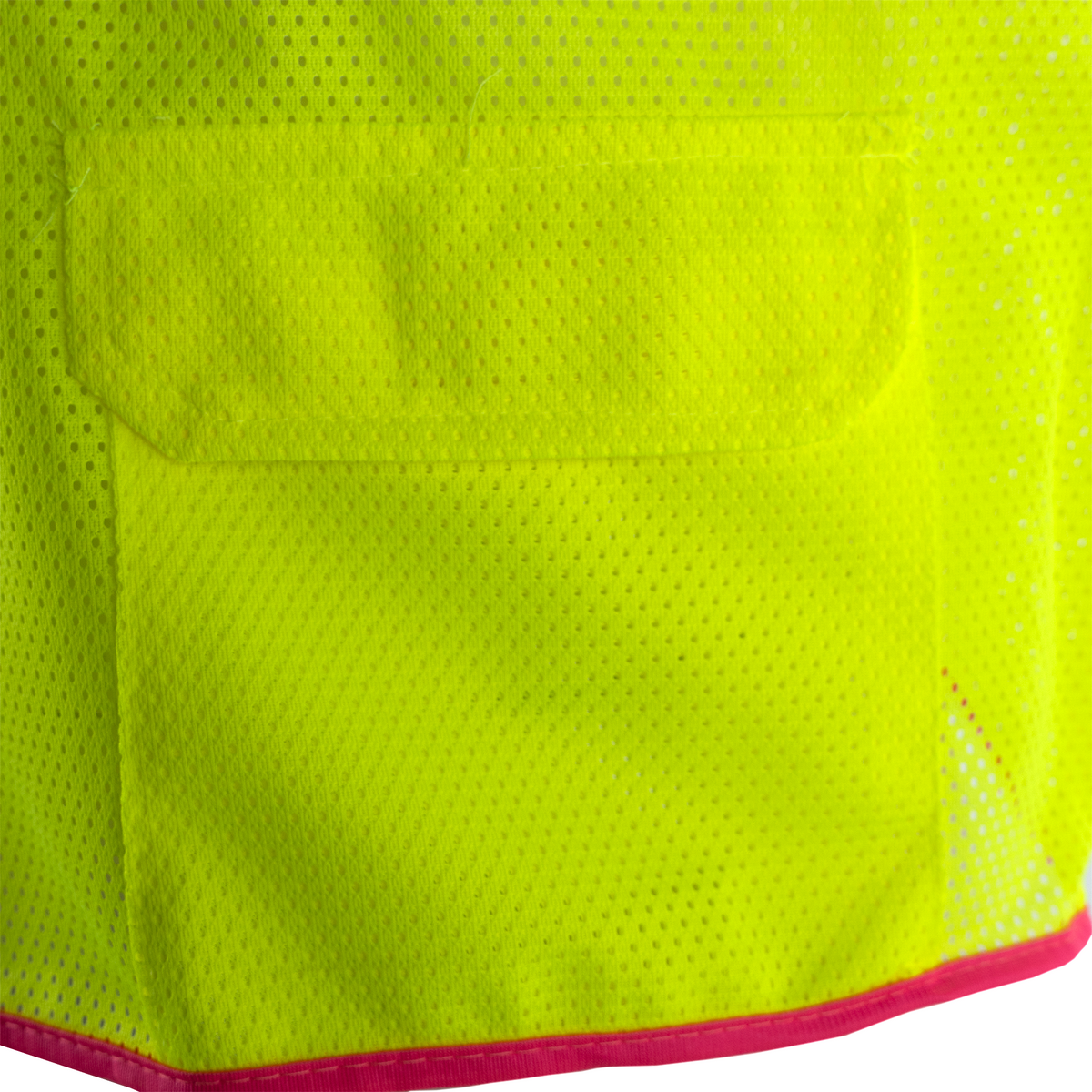 Jorestech Hi-Vis Mesh Safety Vest with Pink Contrasting Strips and Reflective Tapes