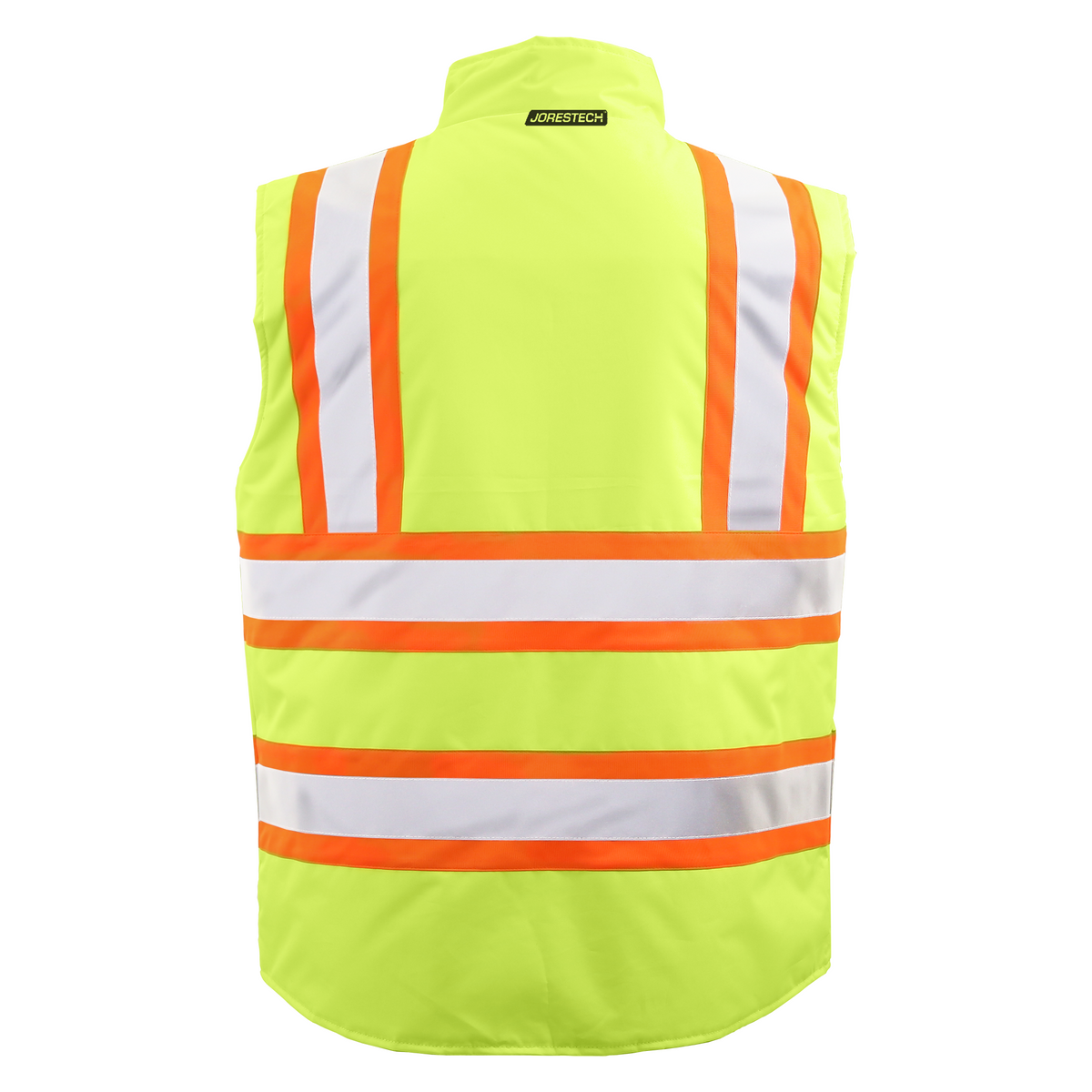 Jorestech Hi-Vis Two-Tone Reversible Insulated Safety Vest with Reflective Strips