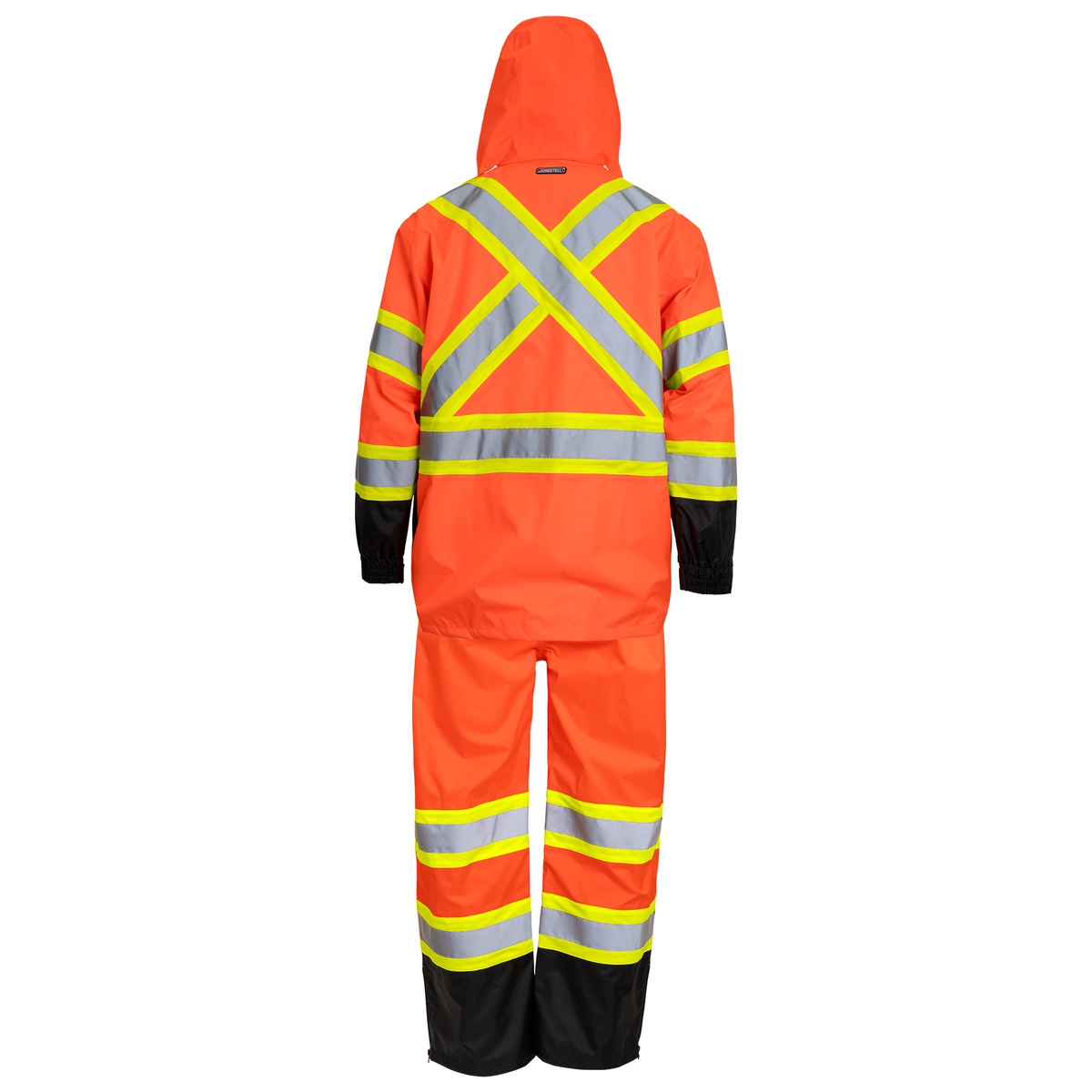 Jorestech Hi-Vis Two Tone Rain Set with X Reflective Strips On Back