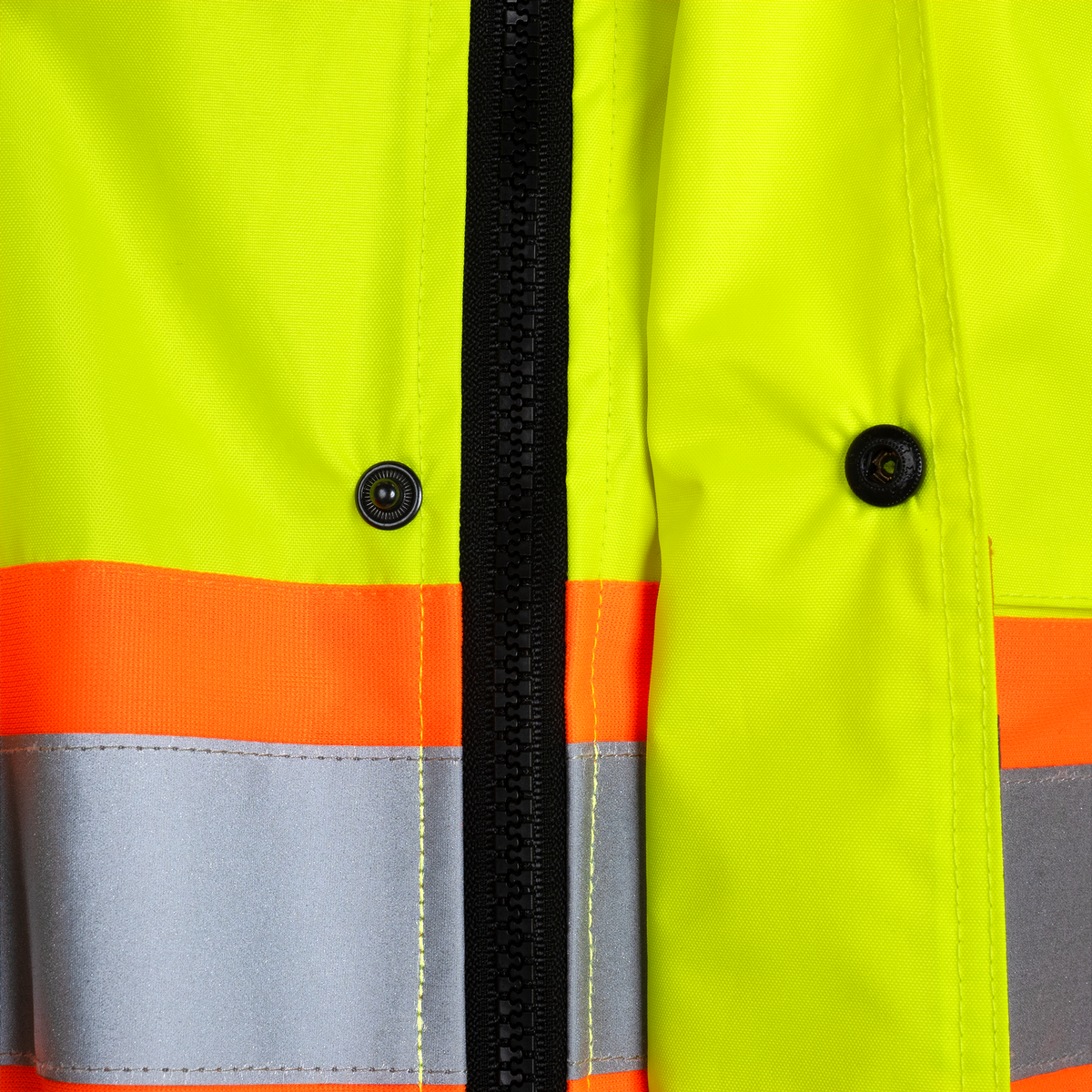 Jorestech Hi-Vis Two-Tone Safety Rain Jacket With X Reflective Stripes