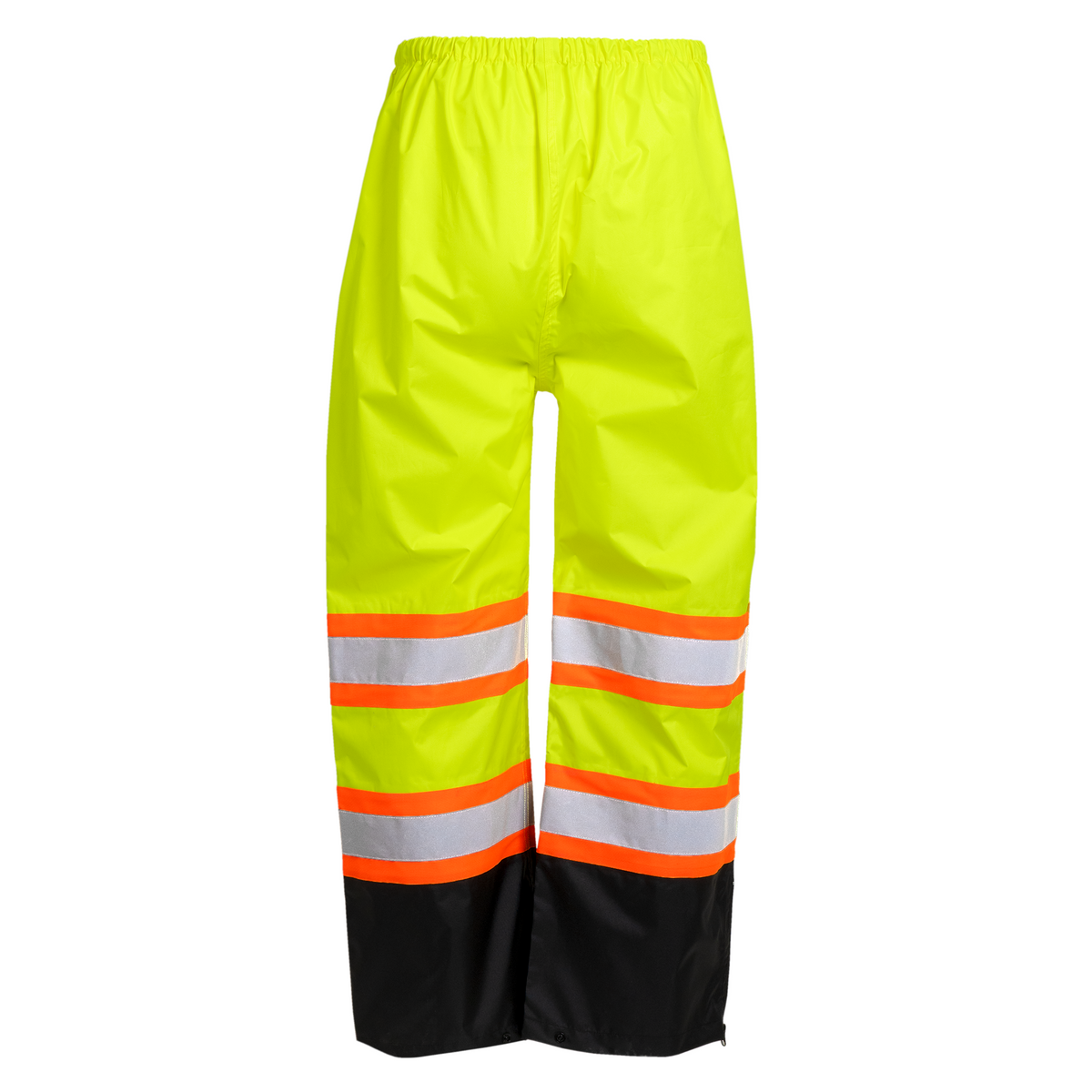 Jorestech Hi-Vis Two-Tone Orange/Black Rain Pants with Reflective Strips