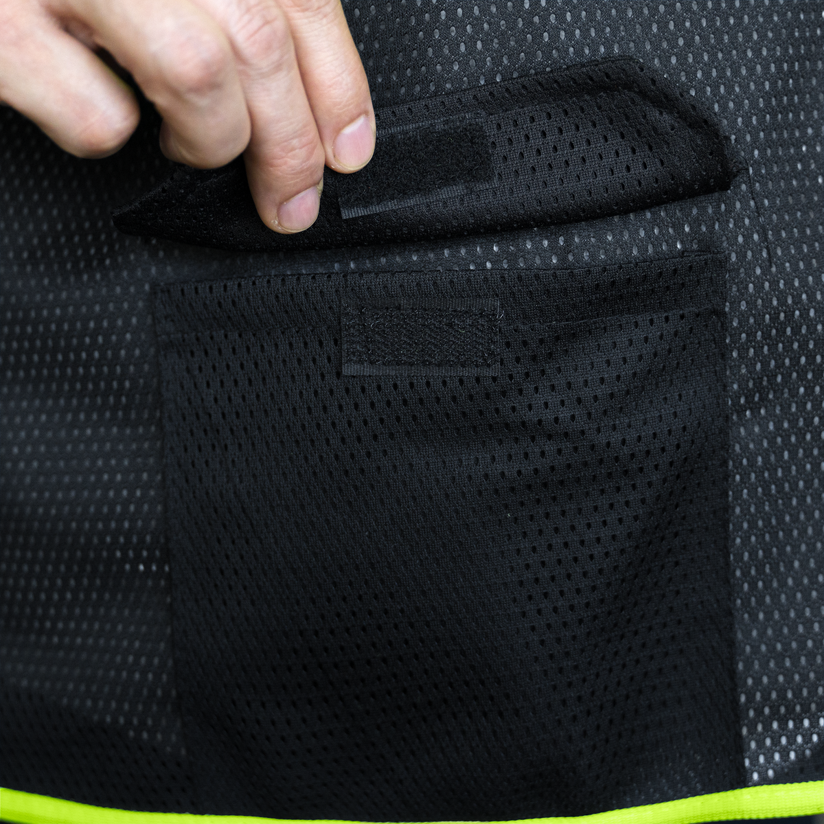 Jorestech Hi-Vis Two-Toned Mesh Safety Vest with 2” Reflective Strips and Pockets