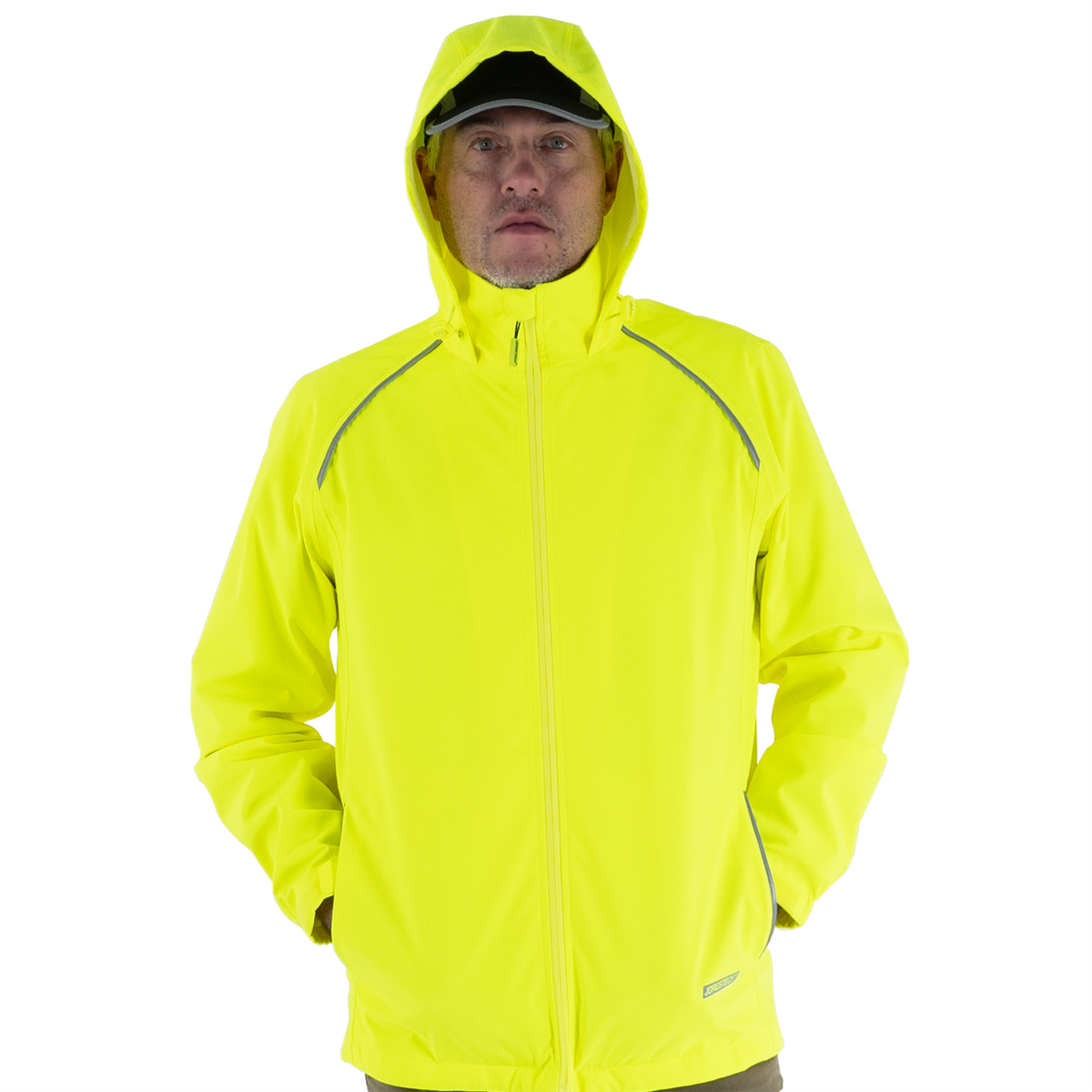 Jorestech Hi-Vis Waterproof Ripstop Jacket with Reflective Heat Transfer Tapes