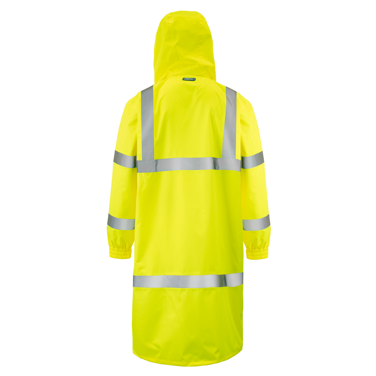 Jorestech Hi-Vis Yellow Raincoat with 2" Reflective Strips