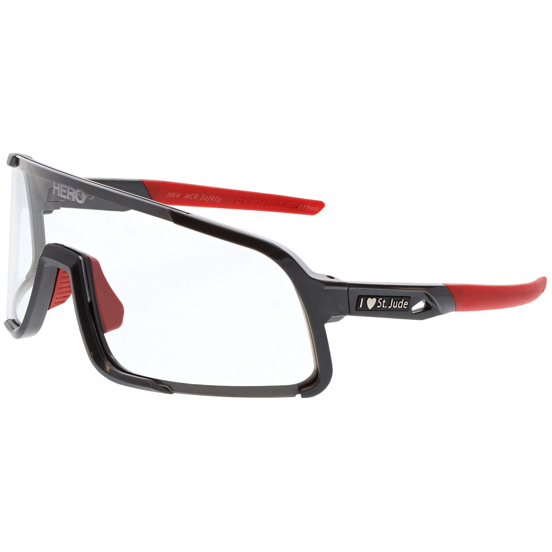 MCR Safety Hulk HK4 Retro Safety Glasses-HK430PF-St Jude Gunmetal Frame - Clear MAX6 Anti-Fog Lens-Safety Glasses USA-14