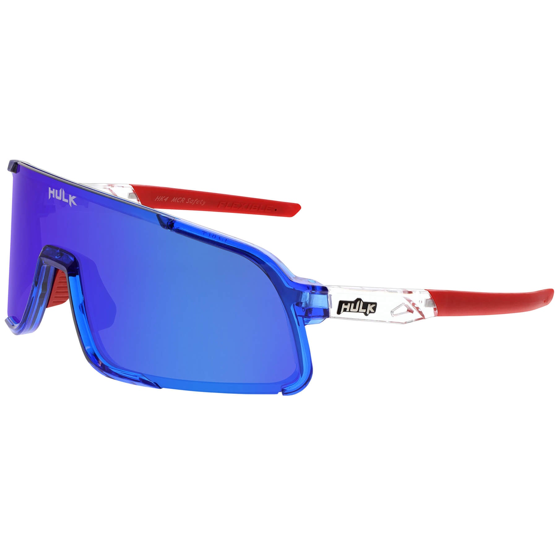 MCR Safety Hulk HK4 Retro Safety Glasses-HK448BZP-Bomb Pop Frame - Polarized Blue Diamond MAX3 Hard Coat Lens-Safety Glasses USA-17