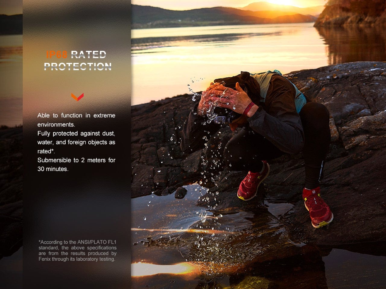 Fenix HM65R-DT Trail Running LED Headlamp--Safety Glasses USA-8