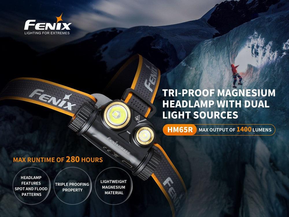 Fenix HM65R Rechargeable LED Headlamp - 1400 Lumens-sku-44862570397992-Safety Glasses USA-3
