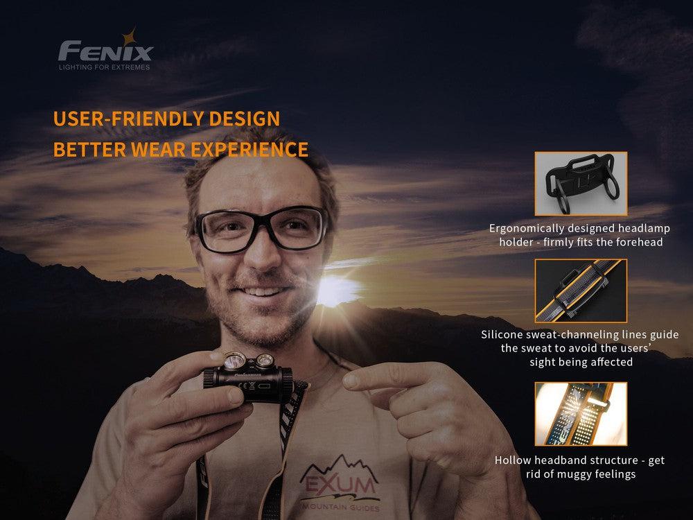 Fenix HM65R Rechargeable LED Headlamp - 1400 Lumens-sku-44862570397992-Safety Glasses USA-10