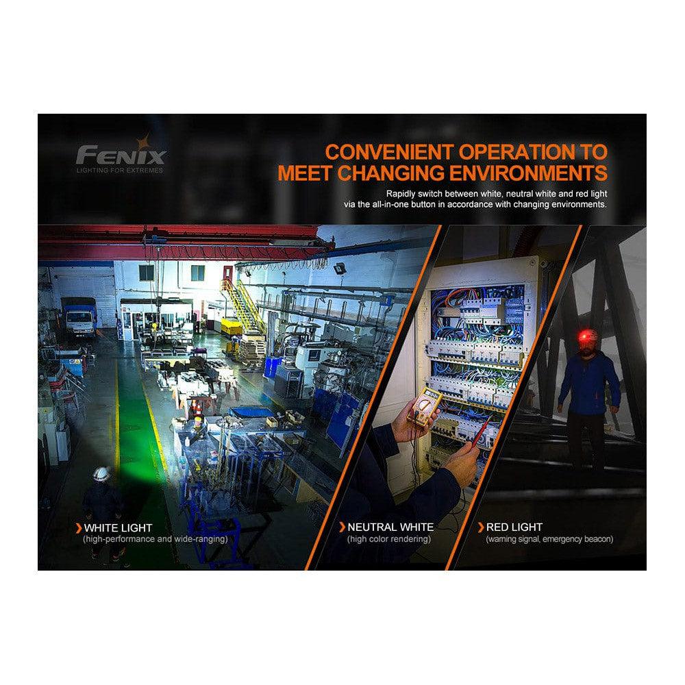 Fenix HM70R Rechargeable LED Headlamp - 1600 Lumens-sku-44862581637416-Safety Glasses USA-15