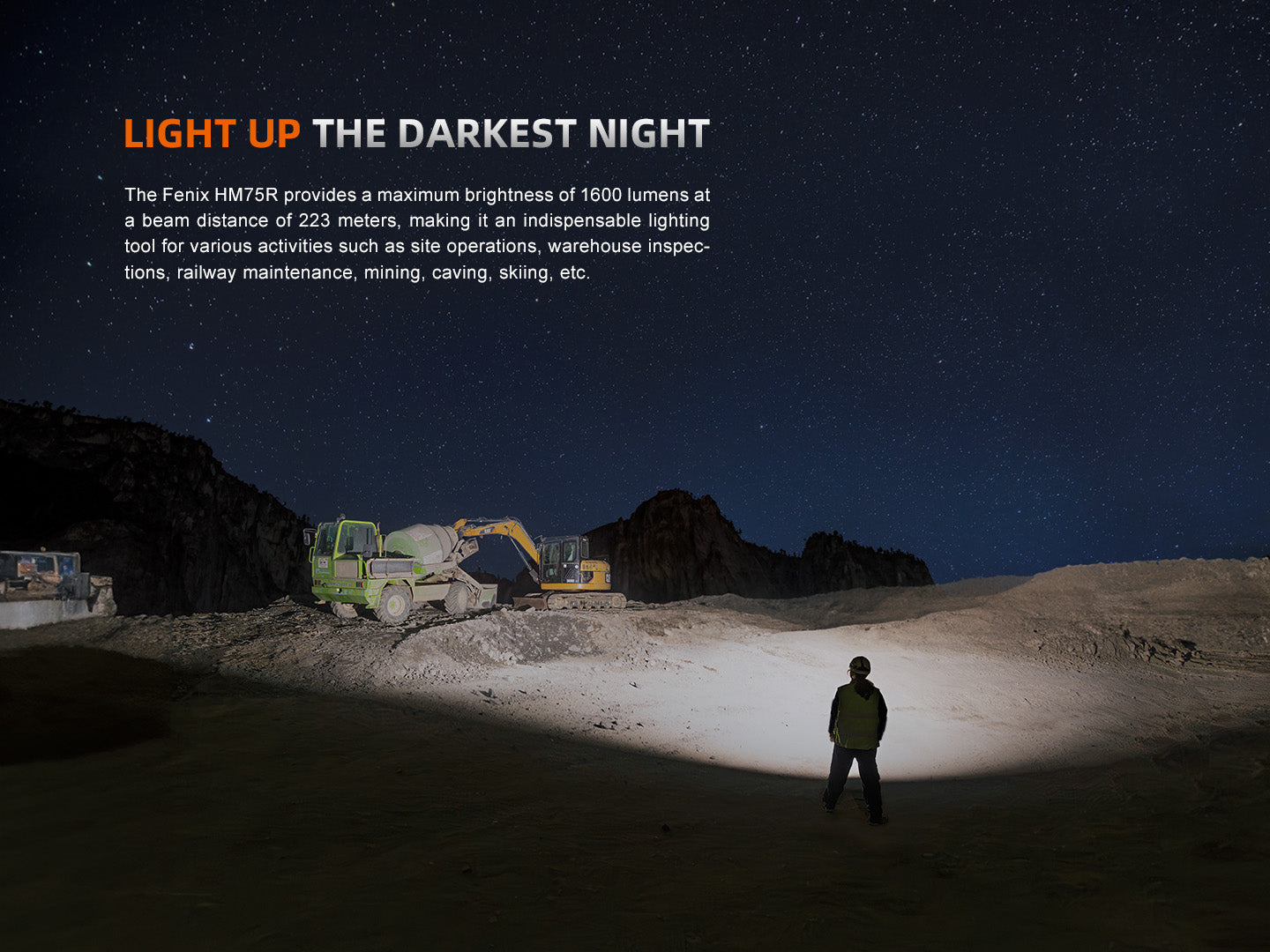 Fenix HM75R Rechargeable Industrial Headlamp - 1600 Lumens-FX-HM75R-Safety Glasses USA-4