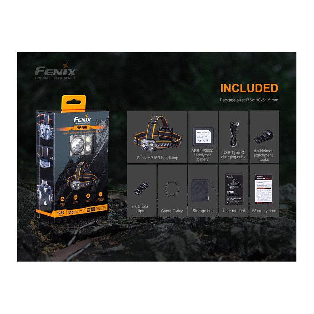 Fenix HP16R Rechargeable Headlamp - 1250 Lumens-sku-44862572921128-Safety Glasses USA-15