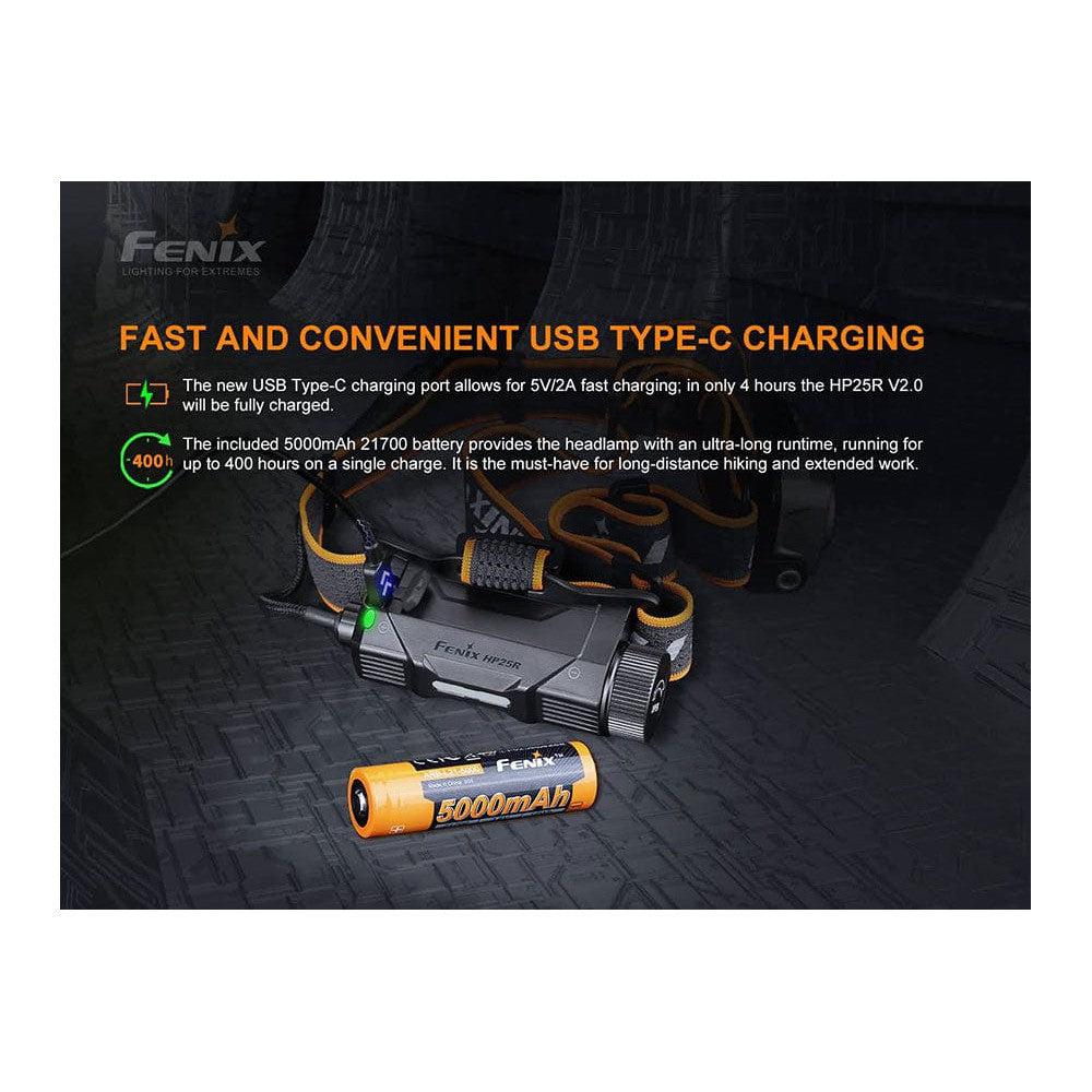 Fenix HP25R V2.0 Headlamp - 1600 Lumens-sku-44862575739176-Safety Glasses USA-8
