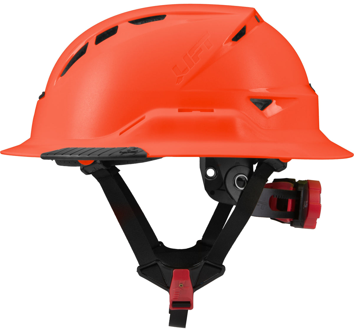 Lift Safety Radix Full Brim Vented Safety Helmet with Twiceme