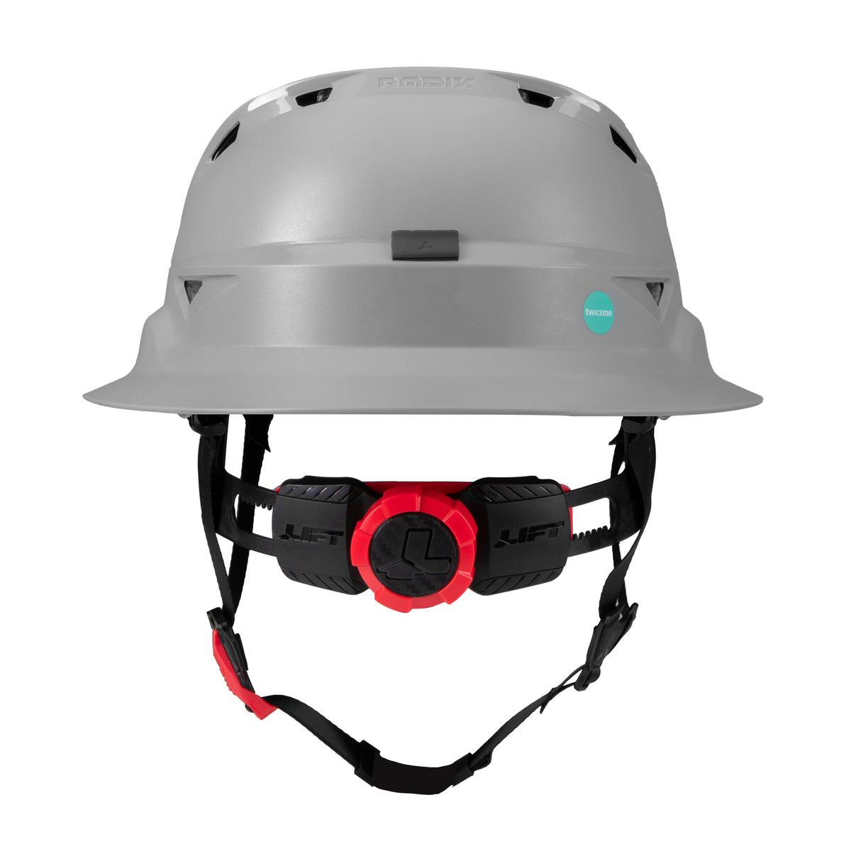 Lift Safety Radix Full Brim Vented Safety Helmet with Twiceme