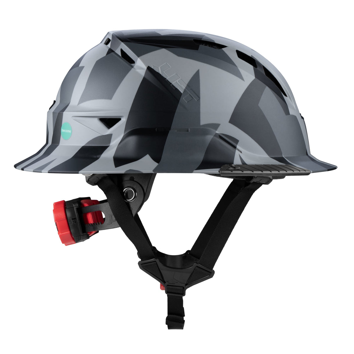 Lift Safety Radix Full Brim Vented Safety Helmet with Twiceme