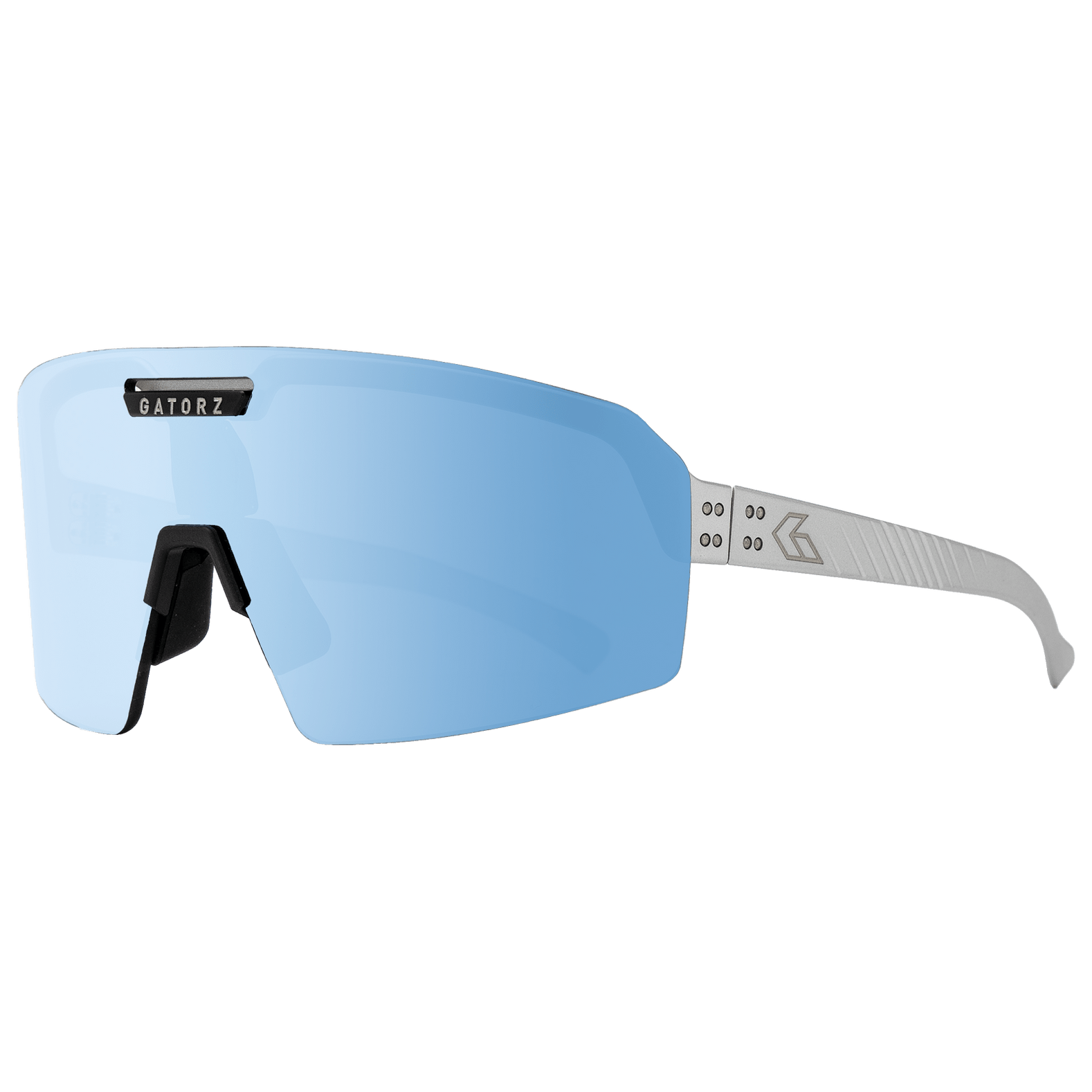 Gatorz Havok Safety Glasses-Stainless Frame - Smoke Blue Mirror Anti-Fog Lens-GZ-13-518-Safety Glasses USA-15