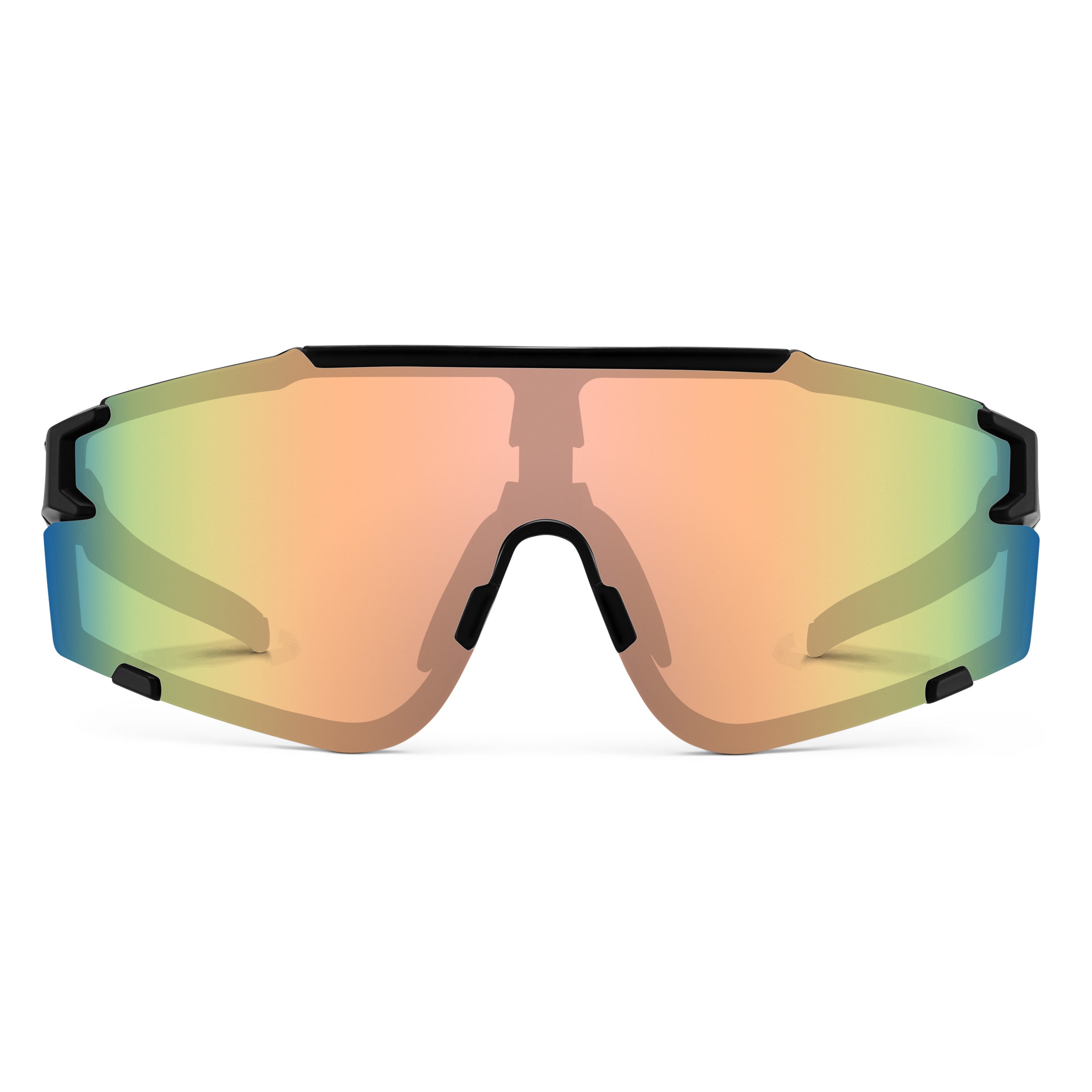 Wye Delta Z87+ HiViz 2.0 Rose Gold Polarized Safety Glasses