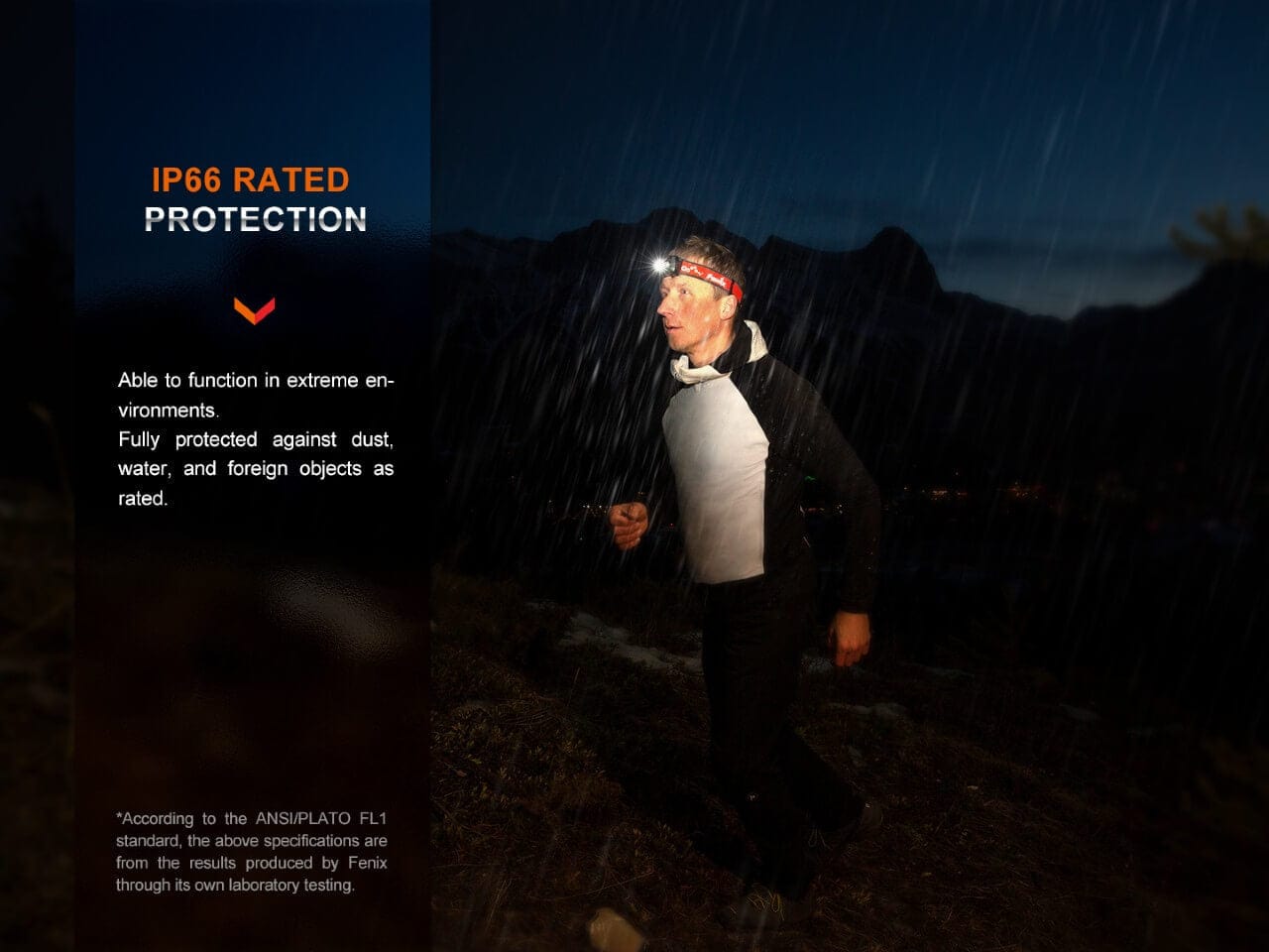Fenix HL32R-T Trail Running LED Headlamp - 800 Lumens--Safety Glasses USA-11