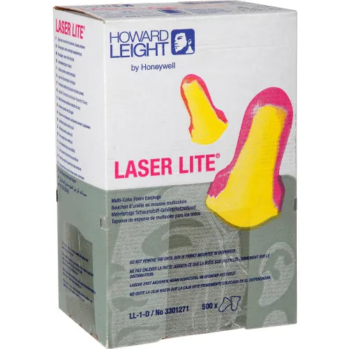 Howard Leight LL-1-D Laser Lite Uncorded Earplug Dispenser Refill 500 Pairs Box