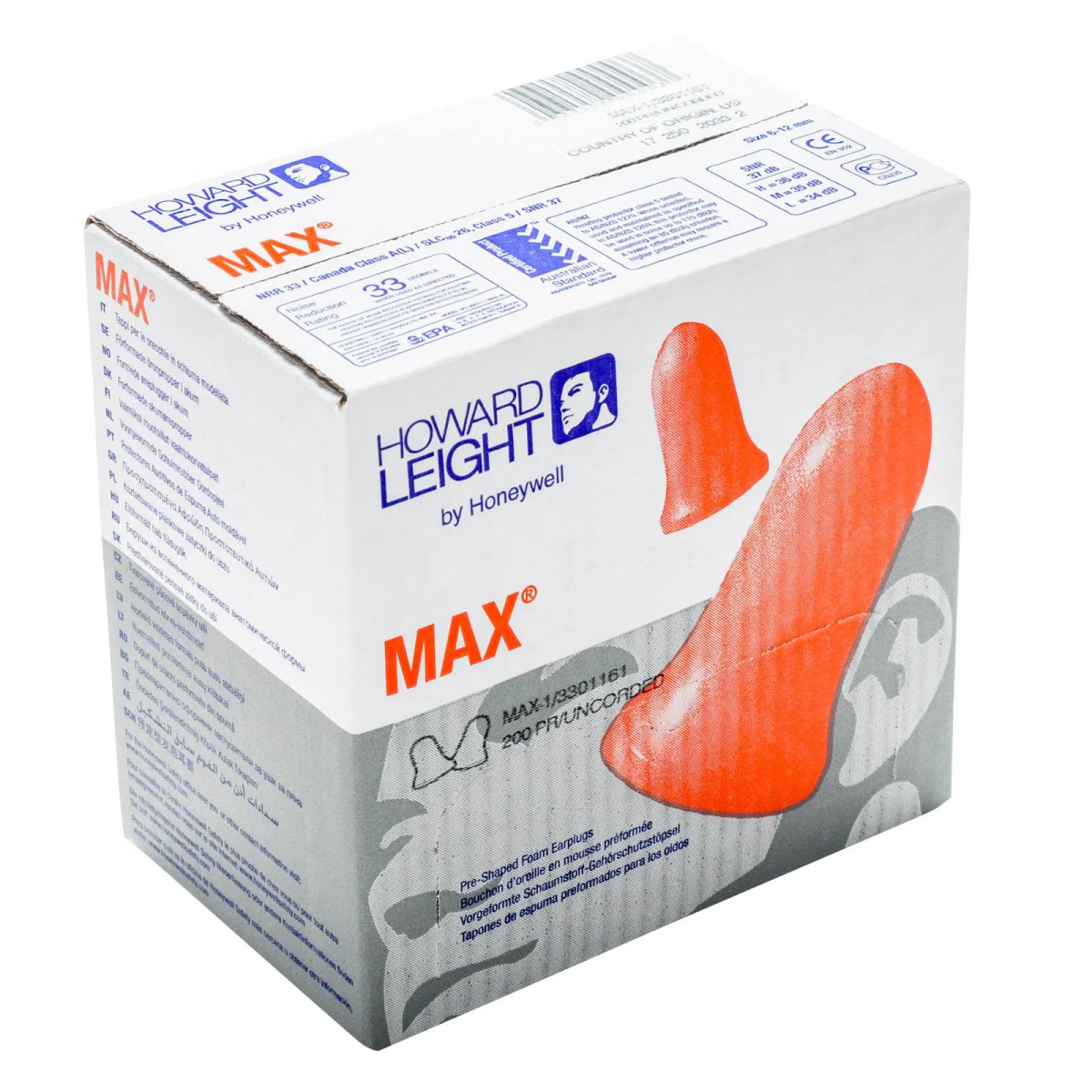 Howard Leight Maximum Uncorded Earplugs 2000 Pairs-Safety Glasses USA-2