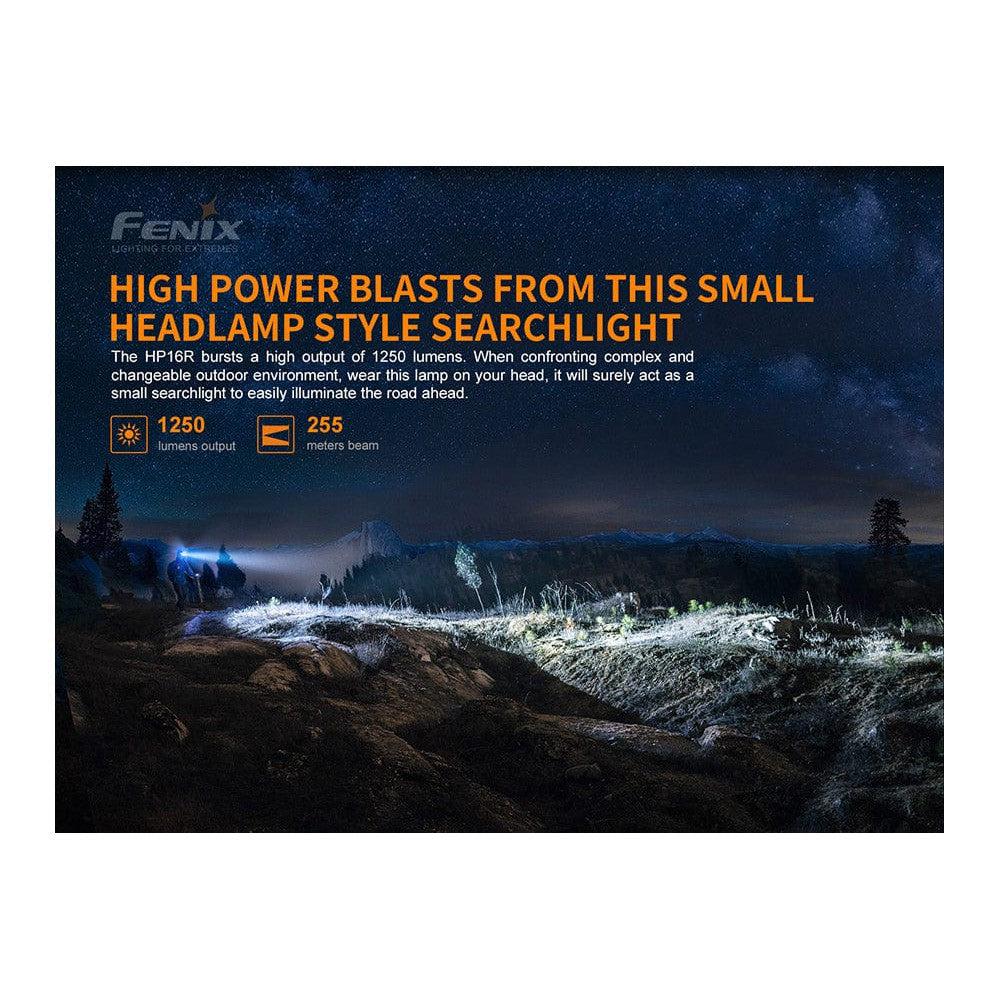 Fenix HP16R Rechargeable Headlamp - 1250 Lumens-sku-44862572921128-Safety Glasses USA-13