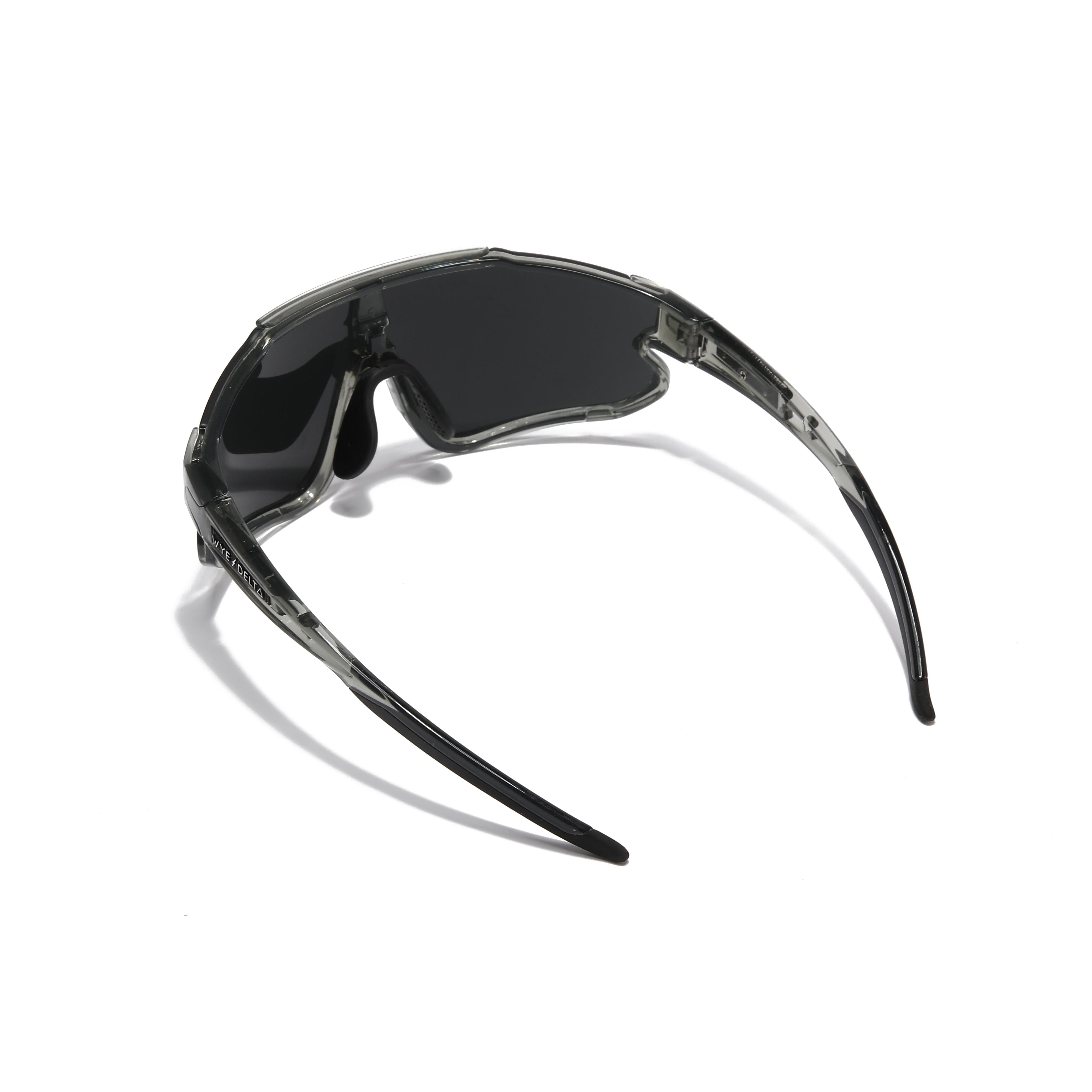 Wye Delta Z87+ HiViz Transparent Grey Mirror Polarized Safety Glasses-Safety Glasses USA-6